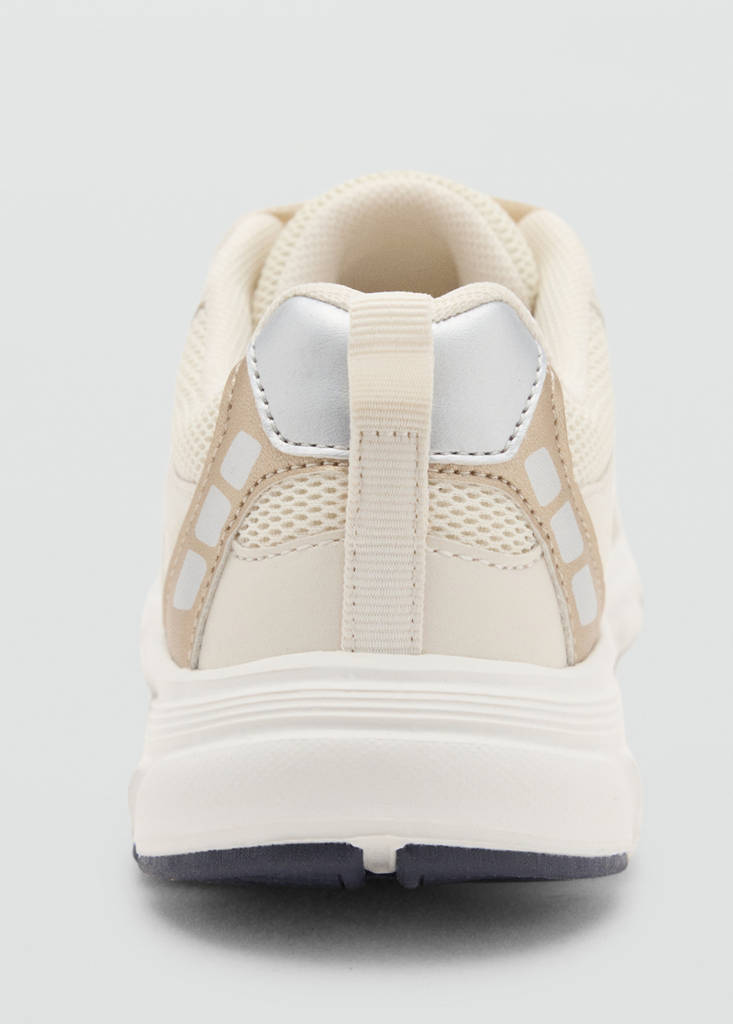 Two-tone sports top — Silver
