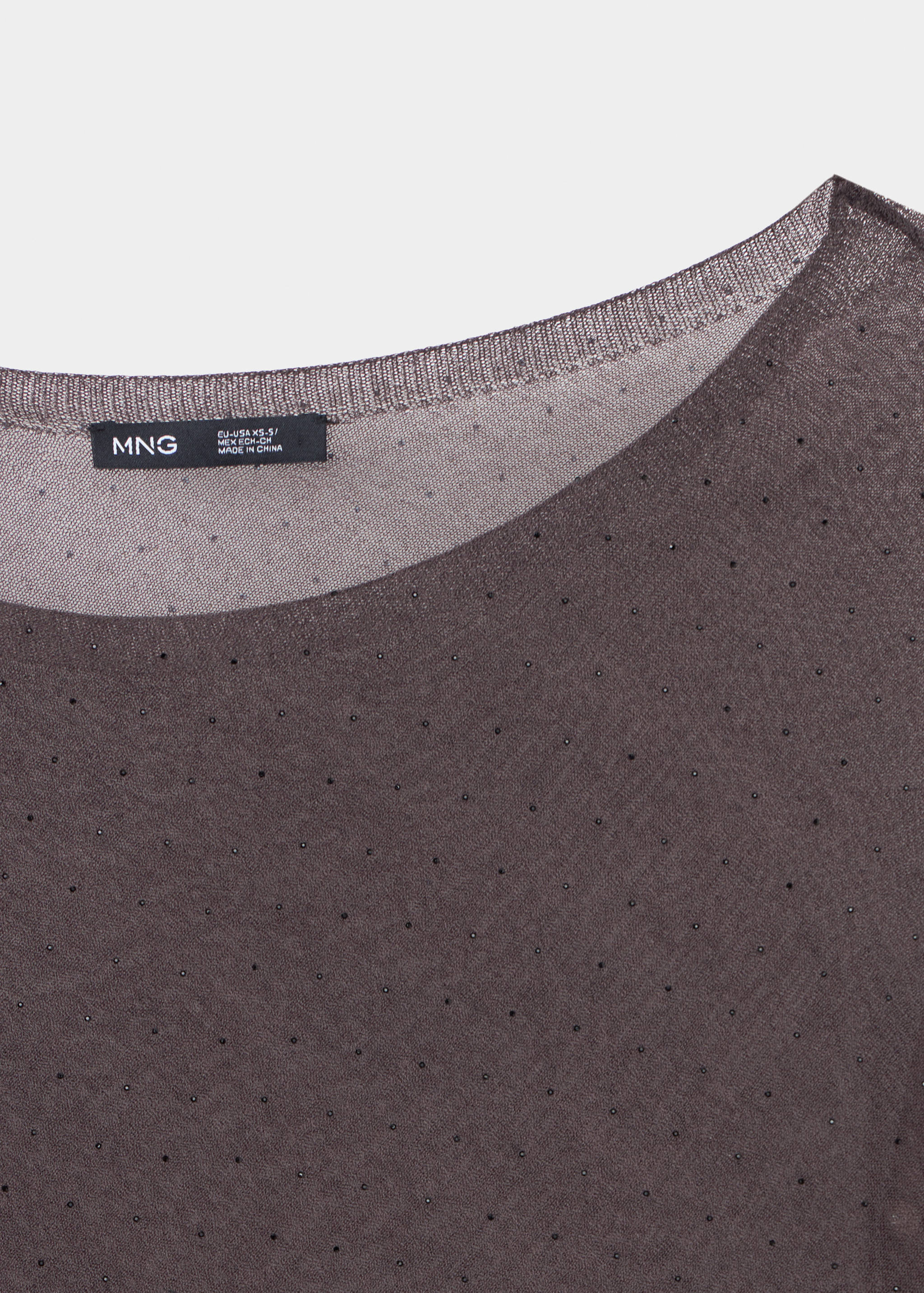 Asymmetric strass cape - Details of the article 8