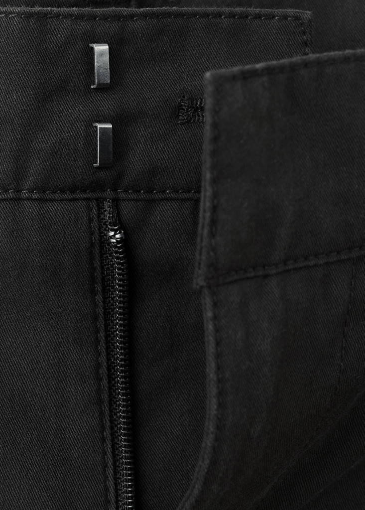 Mid-rise balloon trousers — Black
