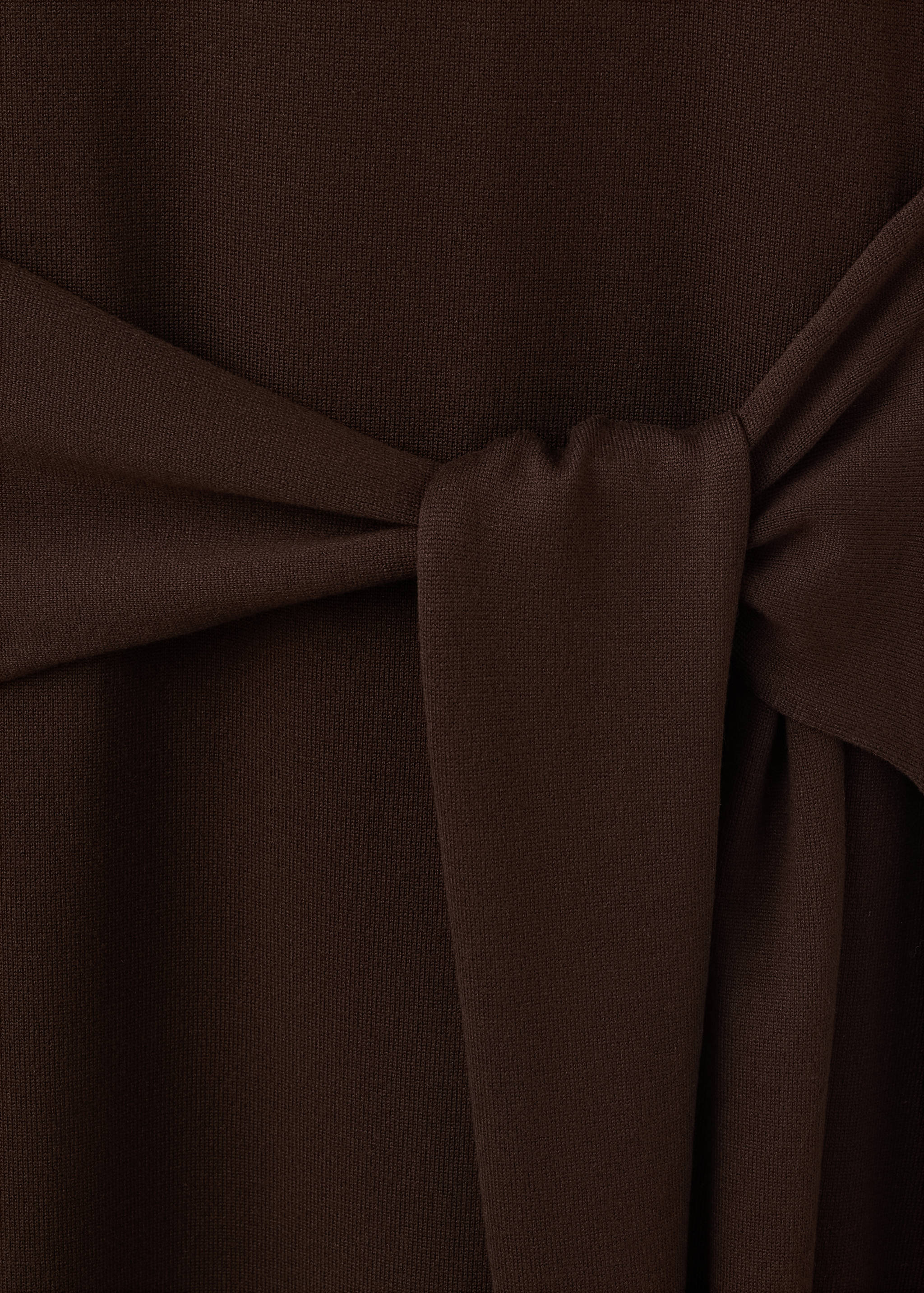Knitted dress with bow detail - Details of the article 8