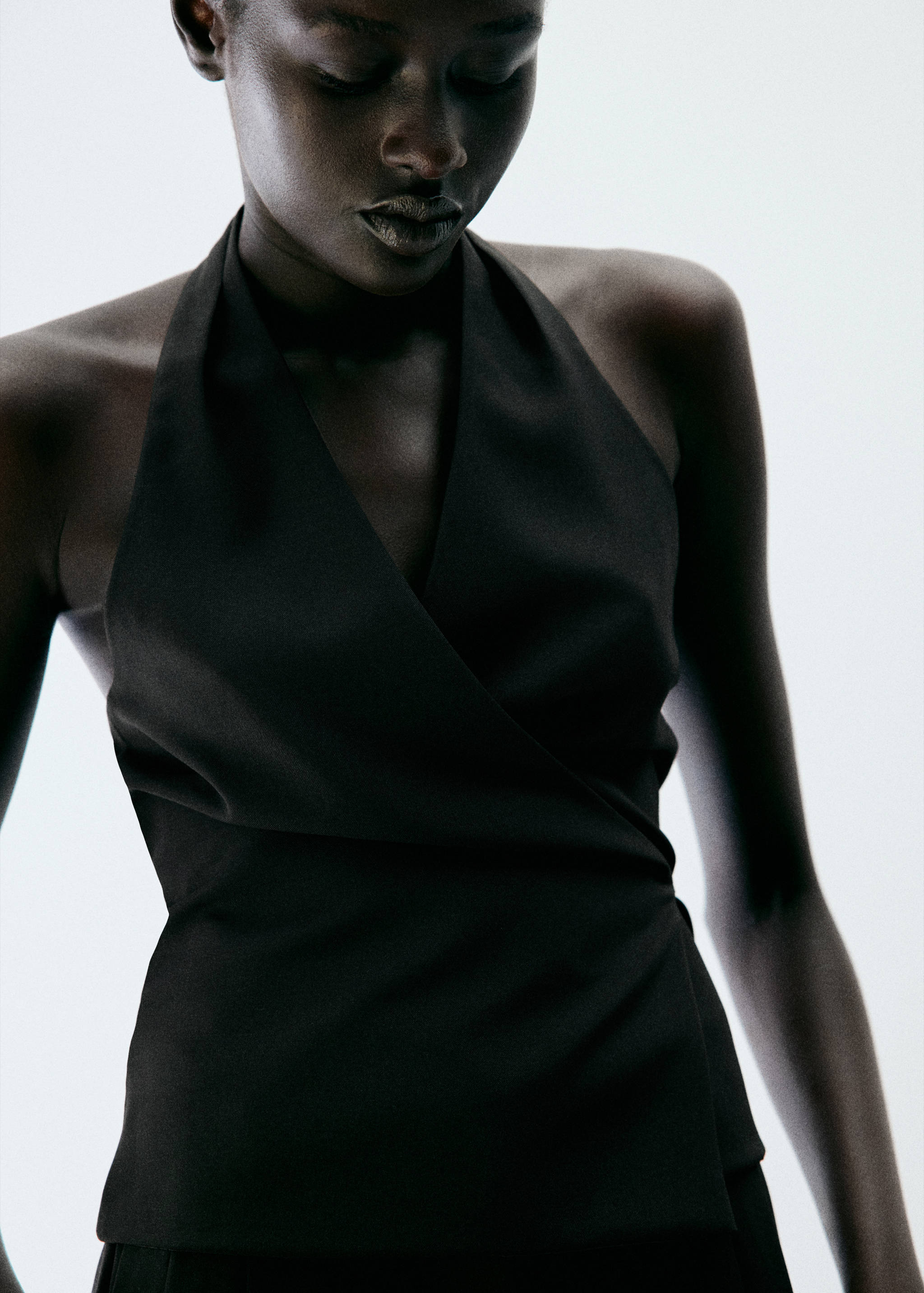 Wrap halter vest - Medium plane