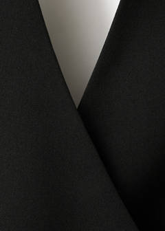 Crossed halter gilet — Black 6