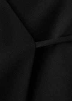 Crossed halter gilet — Black 7