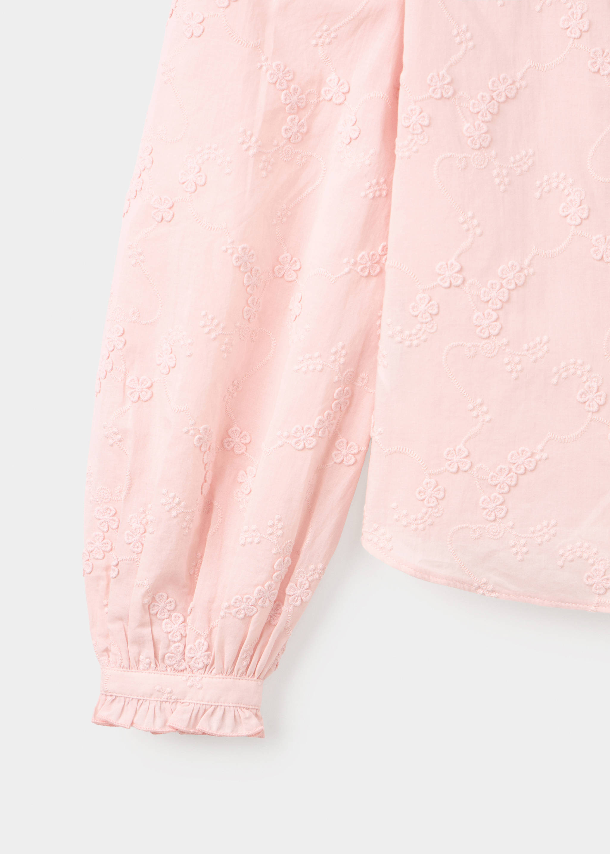 Blusa bordada manga abullonada - Detalle del artículo 0