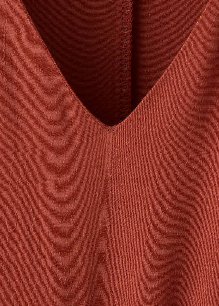 Draped panel chiffon dress - thumbnail 7
