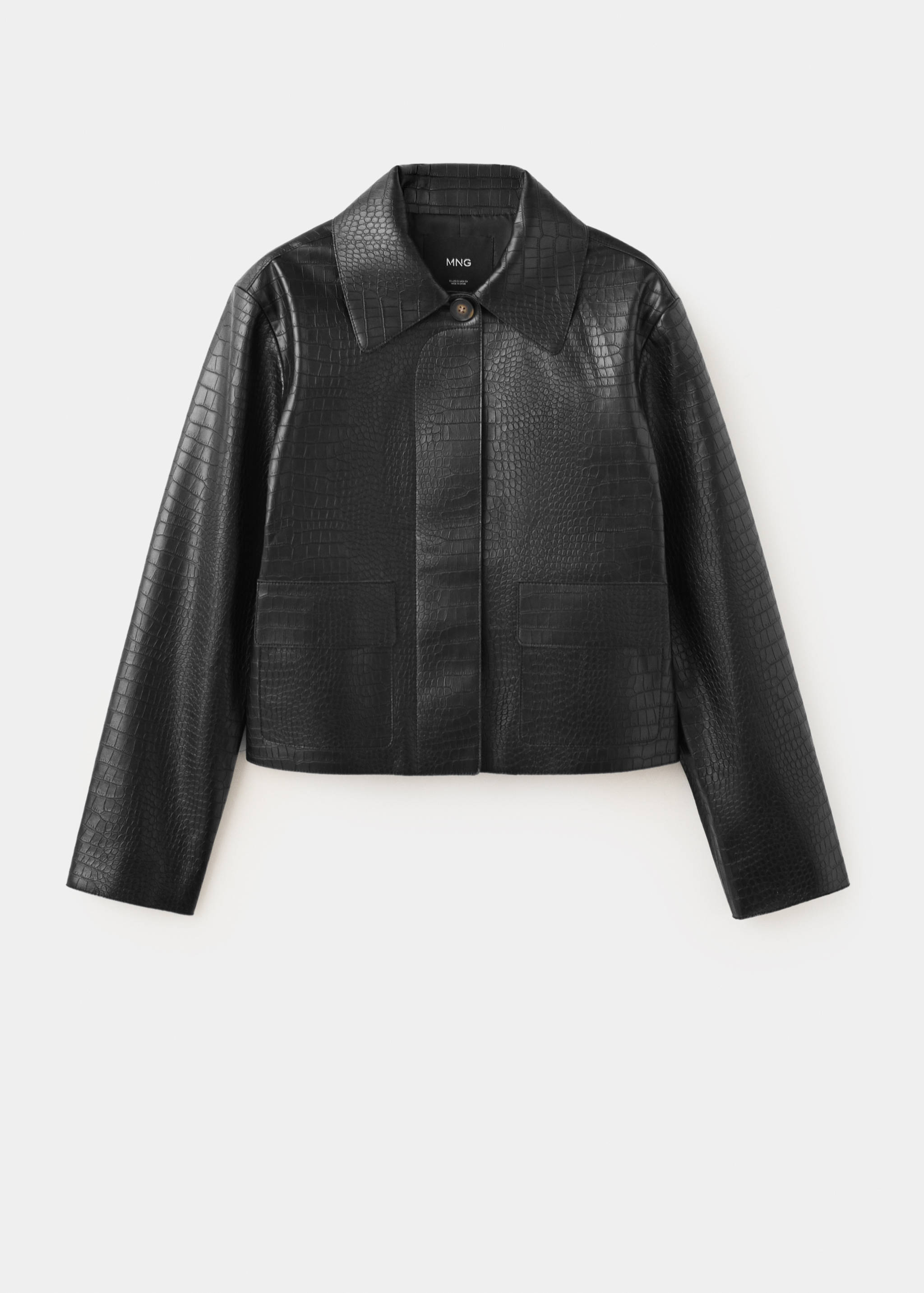 Crocodile-effect jacket - Article without model