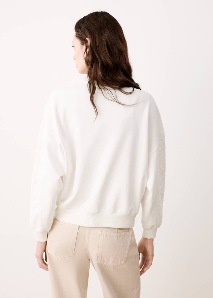 Sweatshirt with embroidered details on the sleeves — Off White