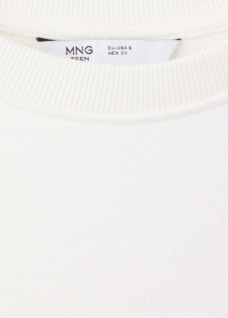 Sweatshirt with embroidered details on the sleeves — Off White