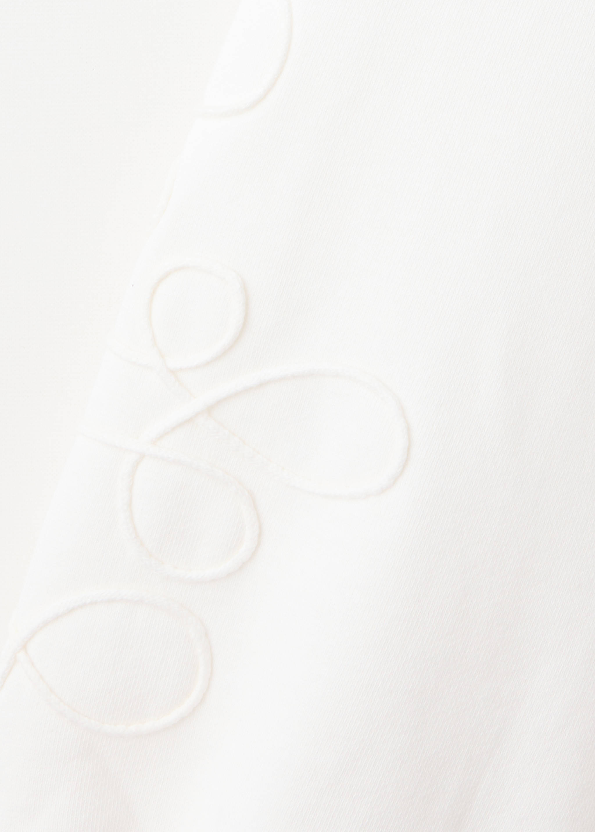 Sweatshirt com detalhes bordados nas mangas - Pormenor do artigo 0