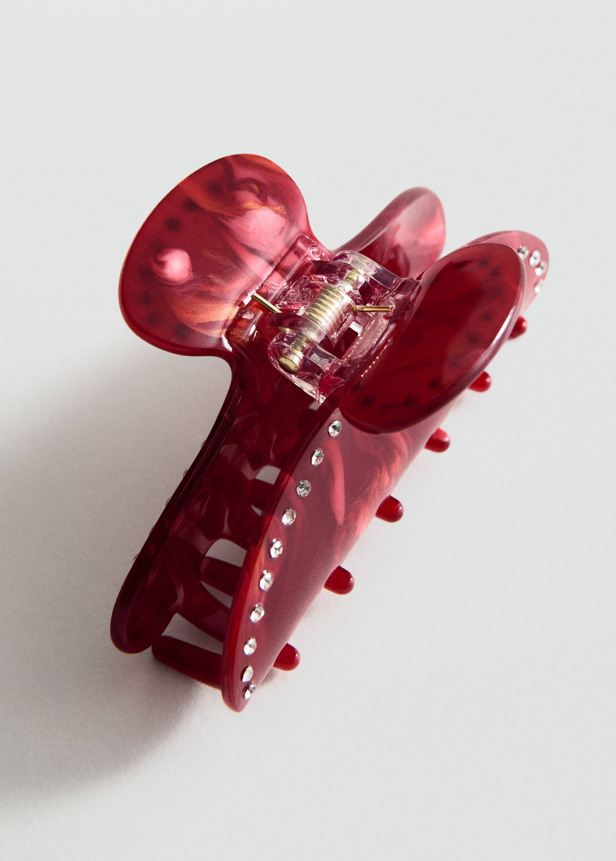 Pinza pelo strass - Plano medio