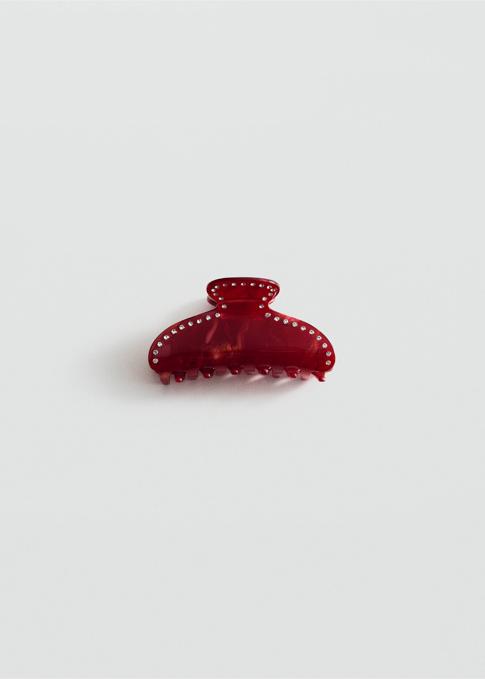 Pinza pelo strass - Artículo sin modelo, Burdeos. Ref: 37084098-00.