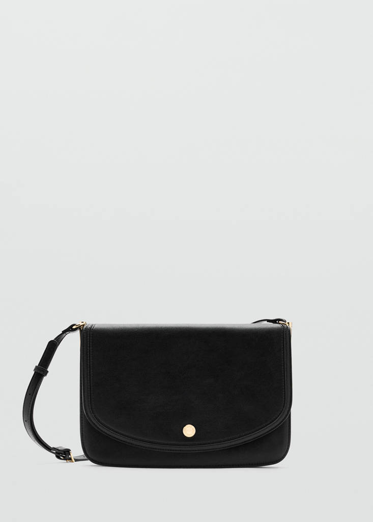 Square crossbody bag — Black