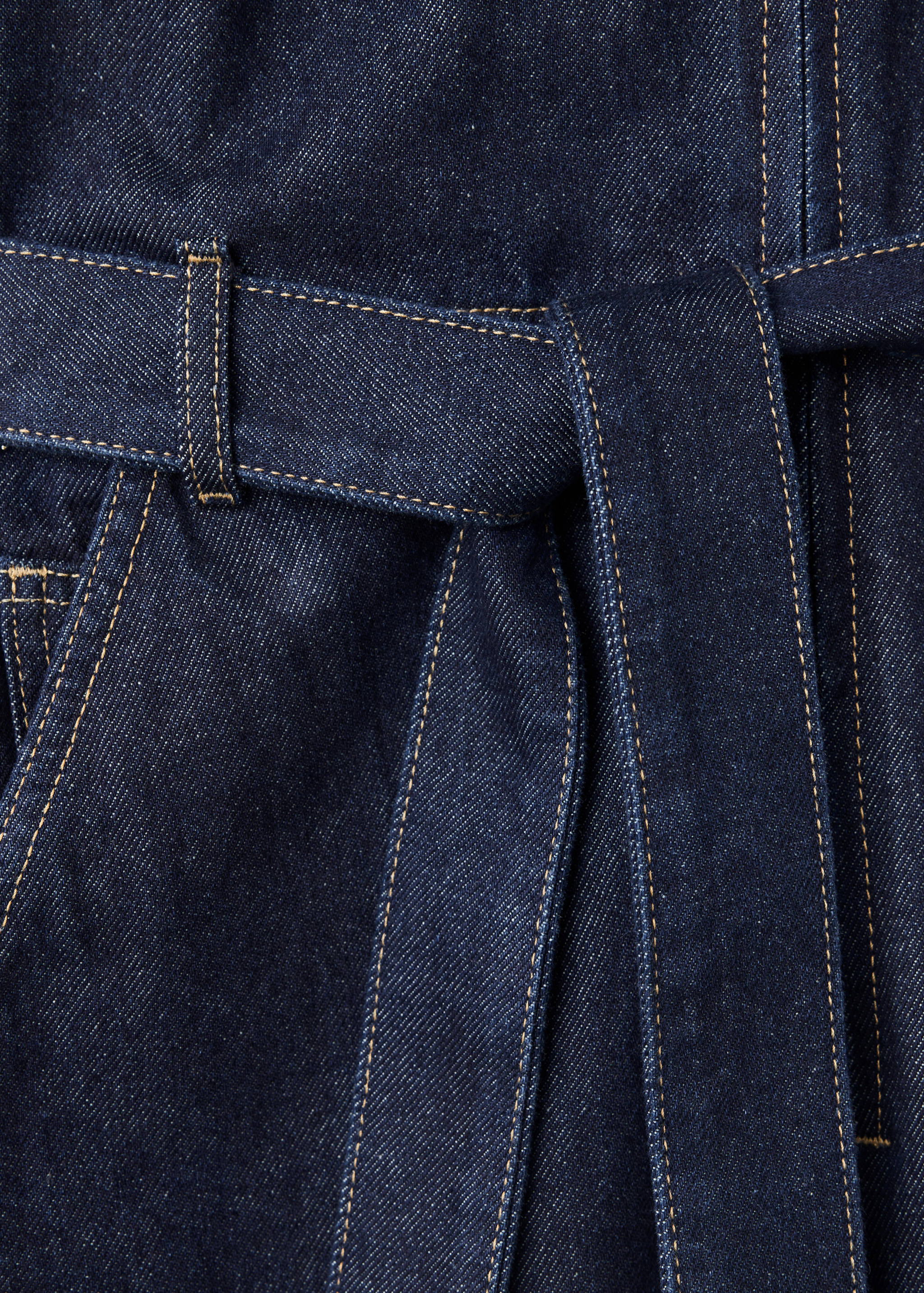 Jeans-Jumpsuit mit Gürtel - Detail des Artikels 0