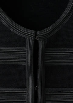 Knitted gilet with buttons — Black 6