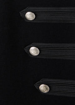 Knitted gilet with buttons — Black 7