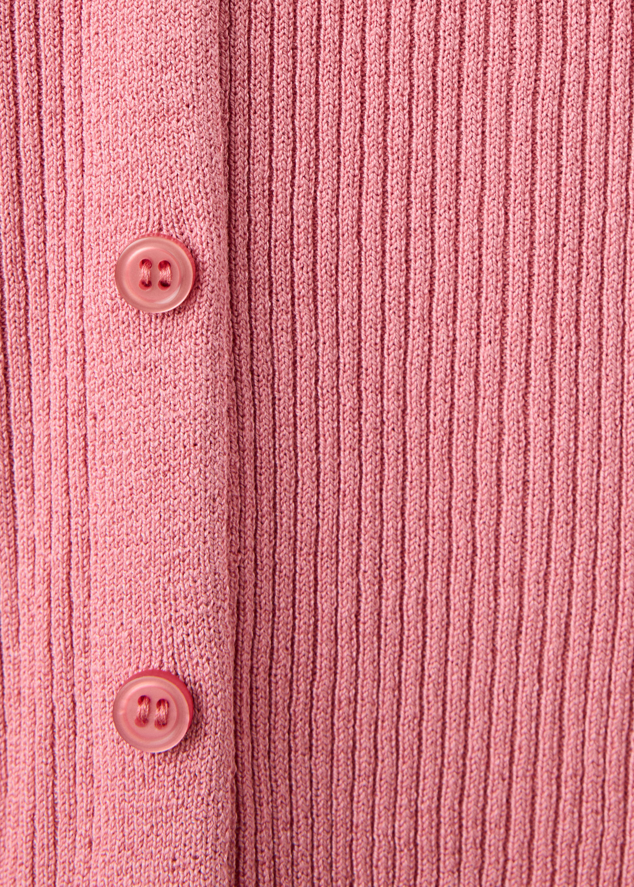 Cardigan côtelé boutons - Détail de l'article 0