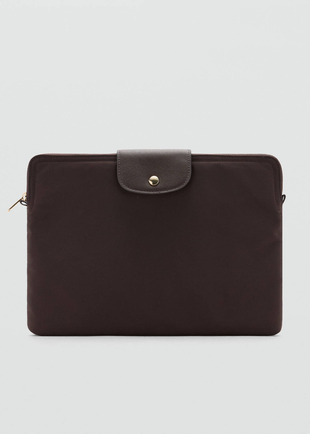 Nylon laptop case — Chocolate