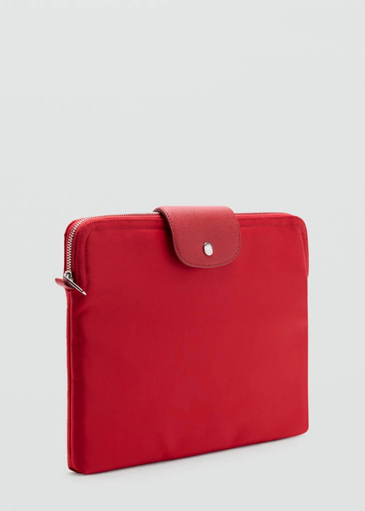 Nylon laptop case — Red