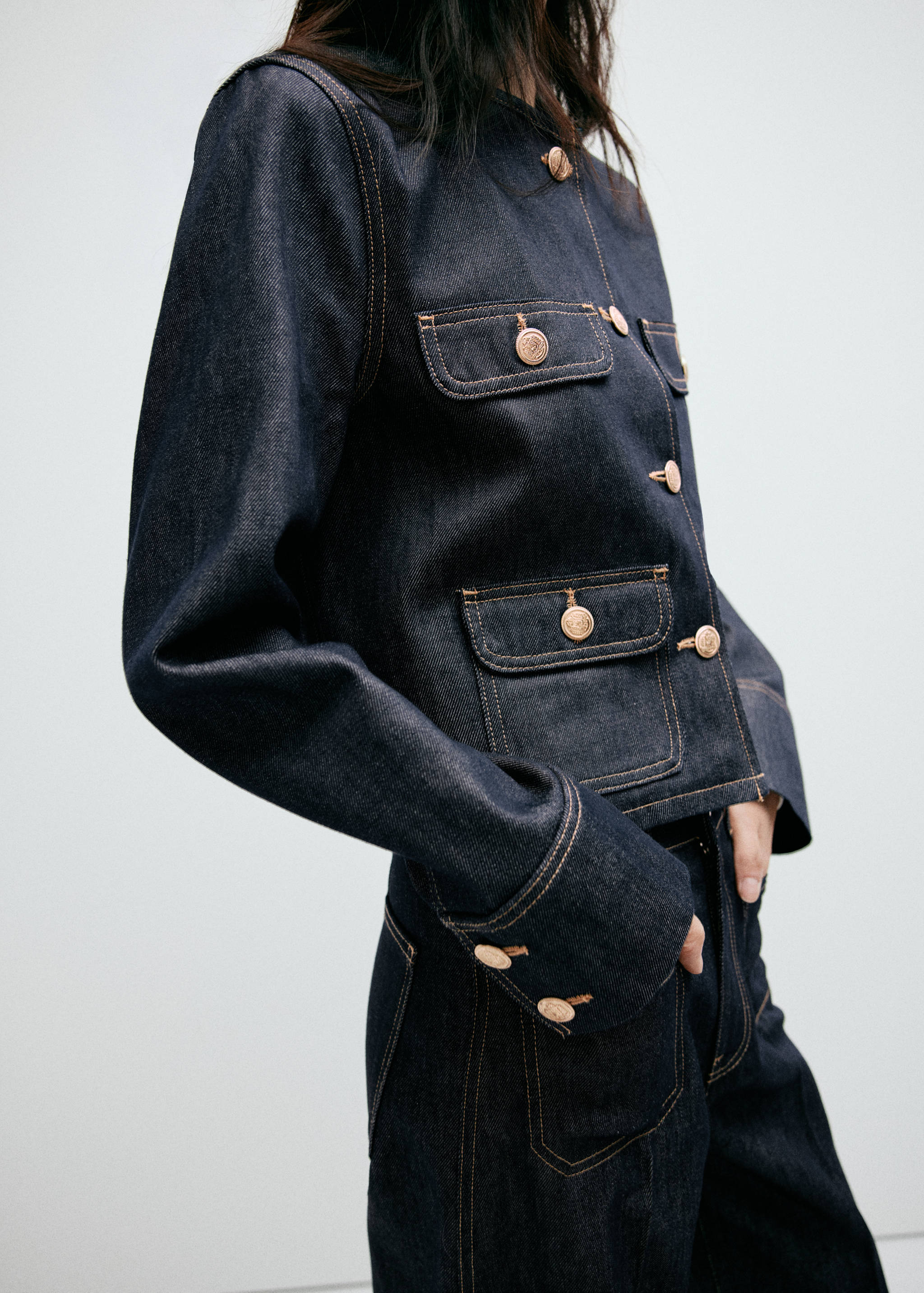Denim jacket with pockets - Details of the article 3