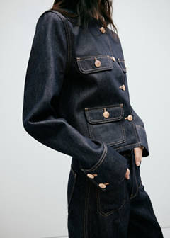 Denim jacket with pockets — Open Blue 5