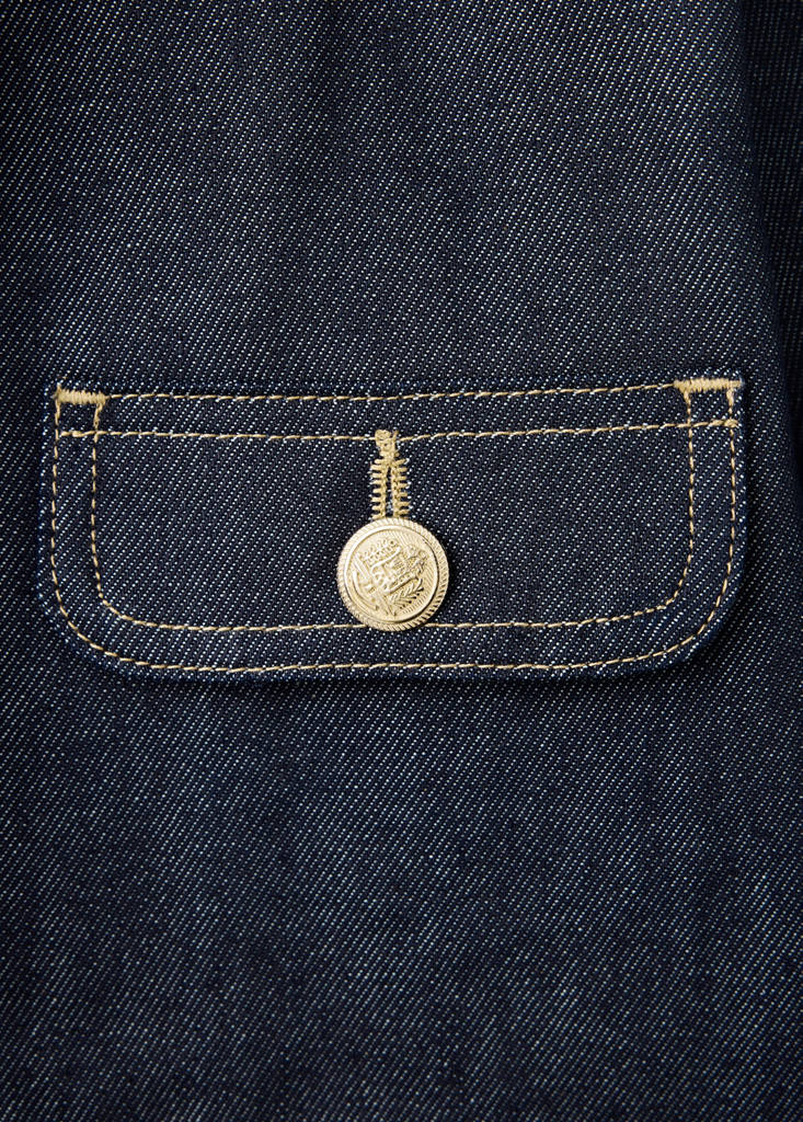 Denim jacket with pockets - thumbnail 7