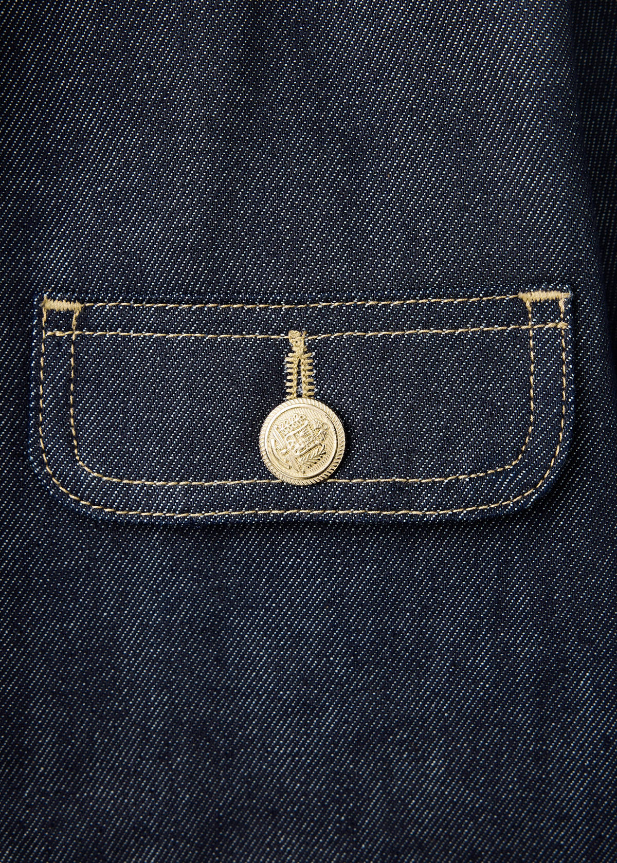 Denim jacket with pockets — Open Blue