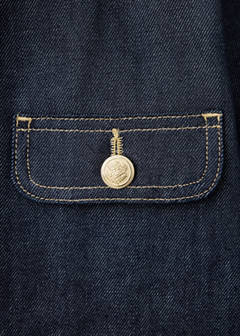 Denim jacket with pockets — Open Blue 7