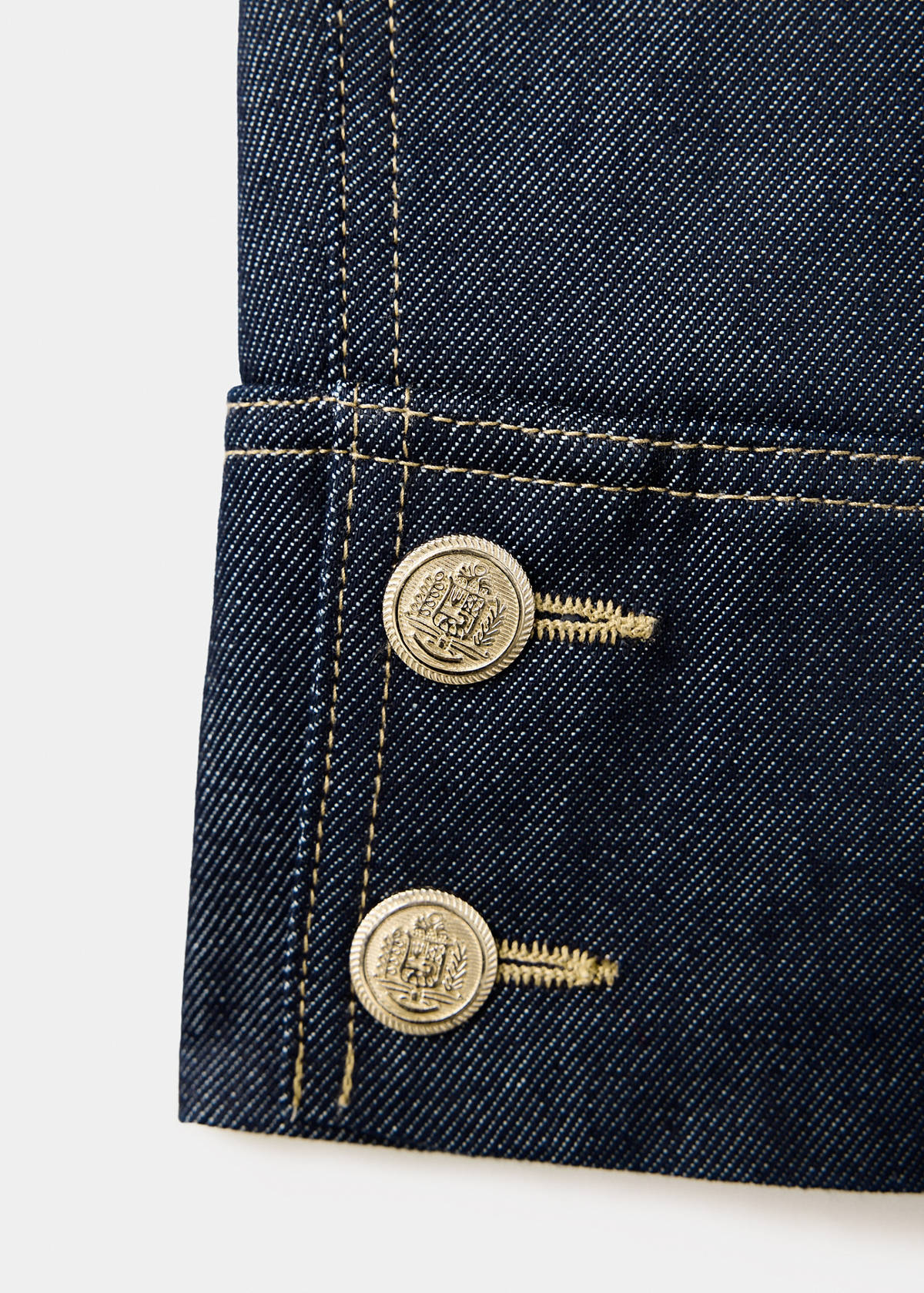 Denim jacket with pockets — Open Blue
