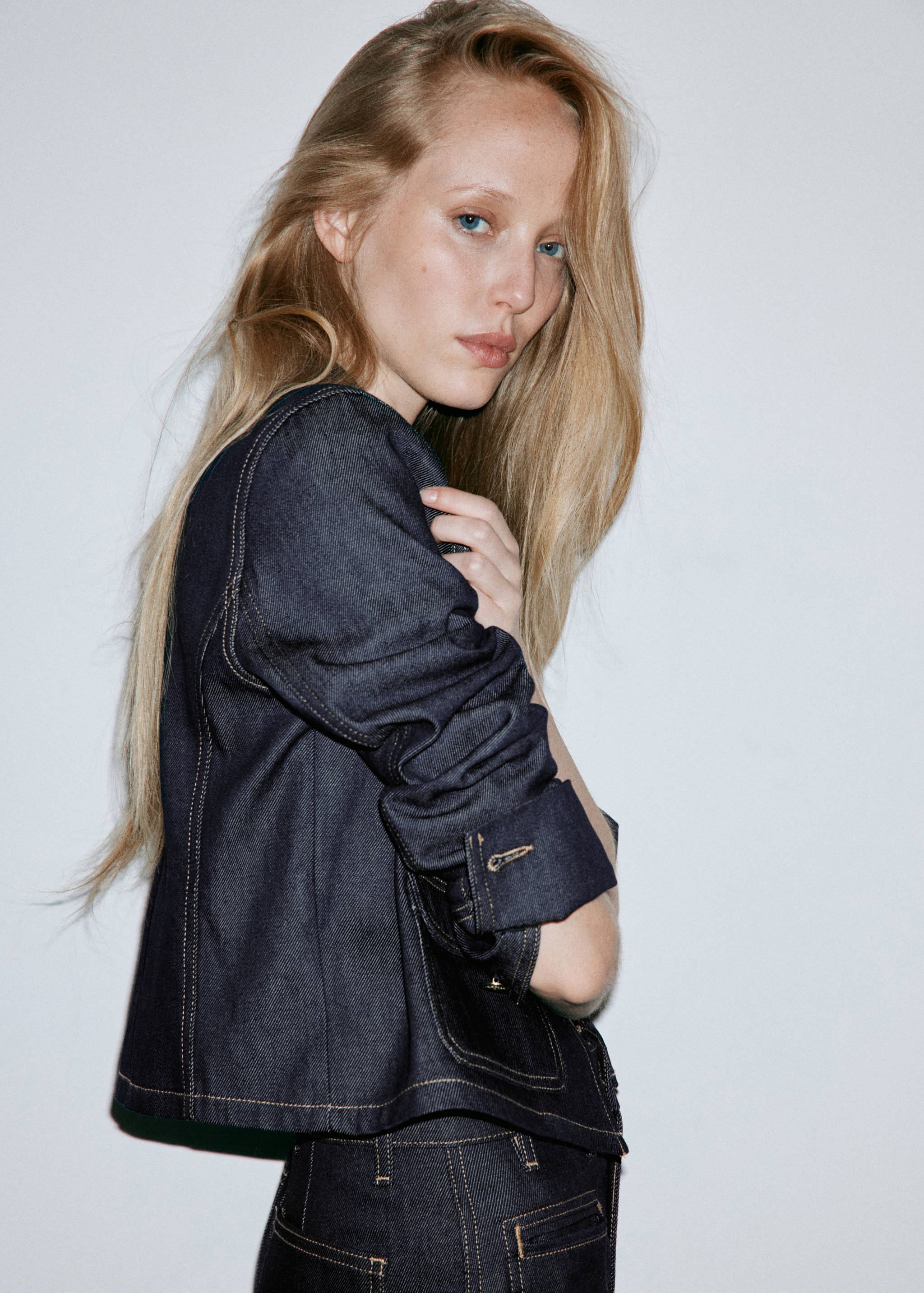 Chaqueta denim bolsillos - Detalle del artículo 1