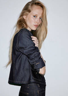 Denim jacket with pockets — Open Blue 12