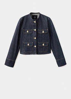 Denim jacket with pockets — Open Blue 6