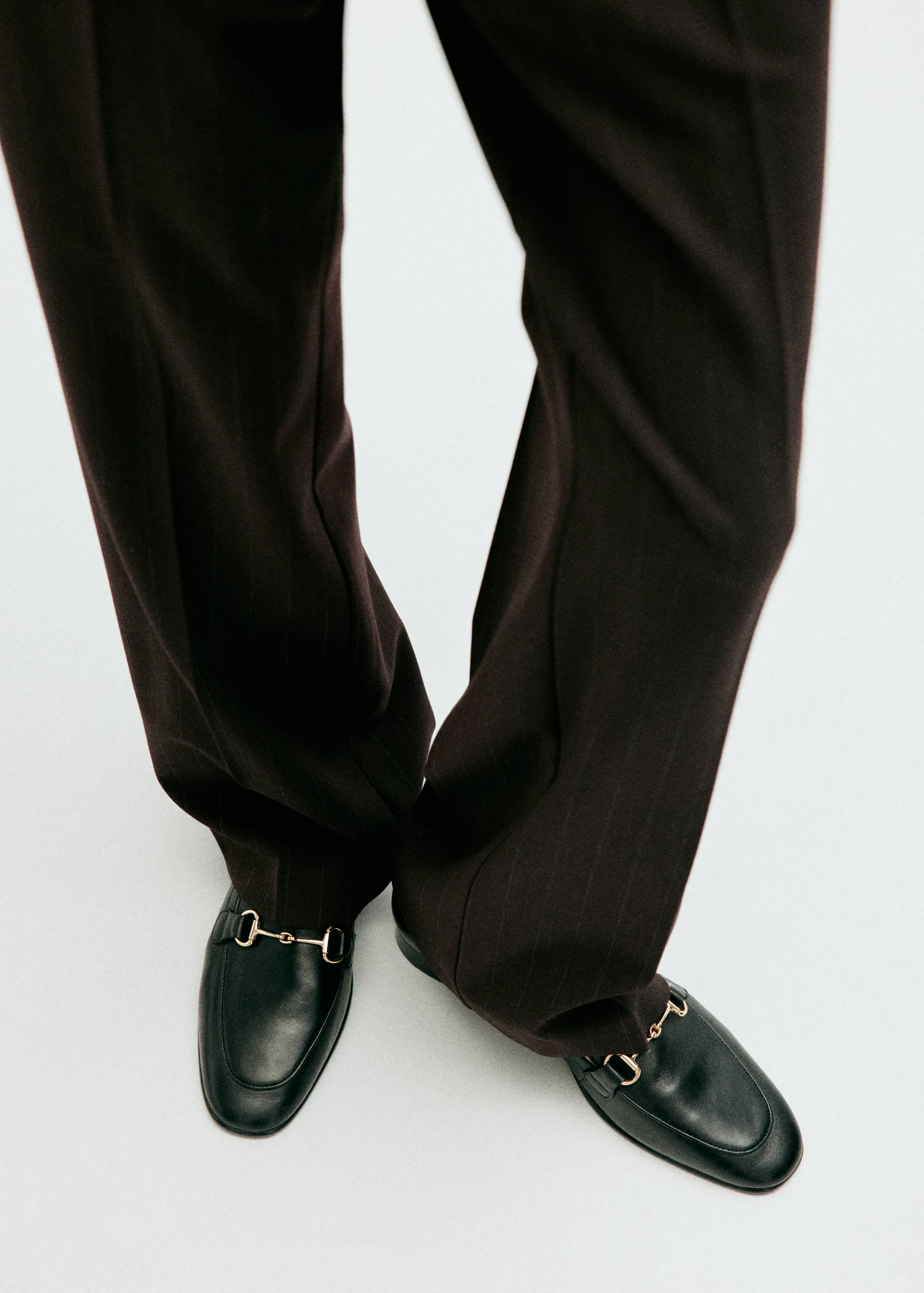 Pinstripe suit trousers - Details of the article 3