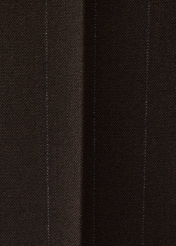 Straight-fit suit trousers — Brown