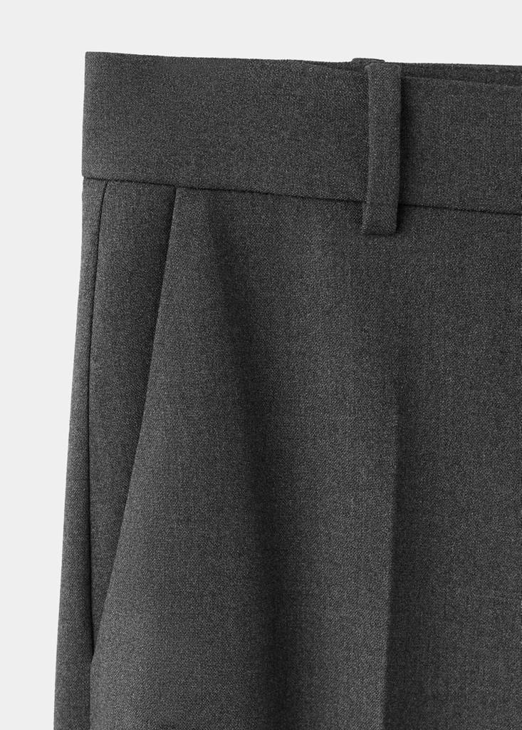 Straight-fit suit trousers — Grey