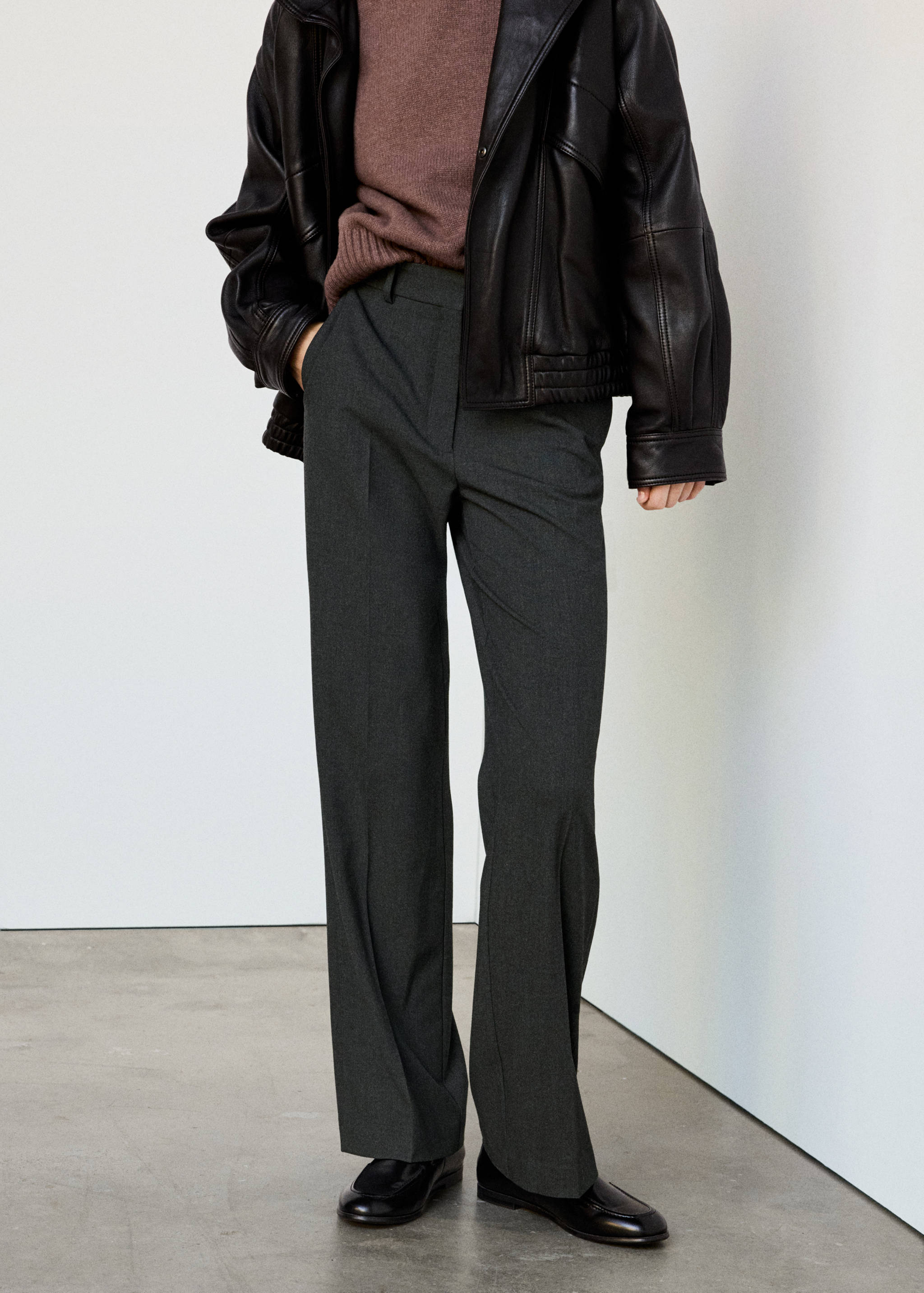 Pantalons vestit rectes - Pla mig