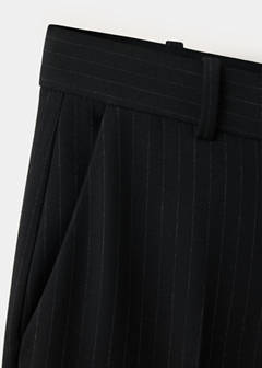 Straight-fit suit trousers — Black 9