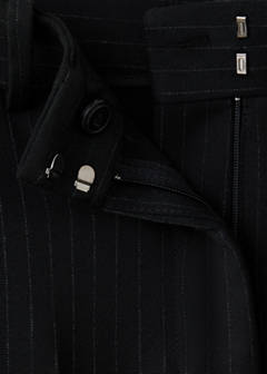Straight-fit suit trousers — Black 10