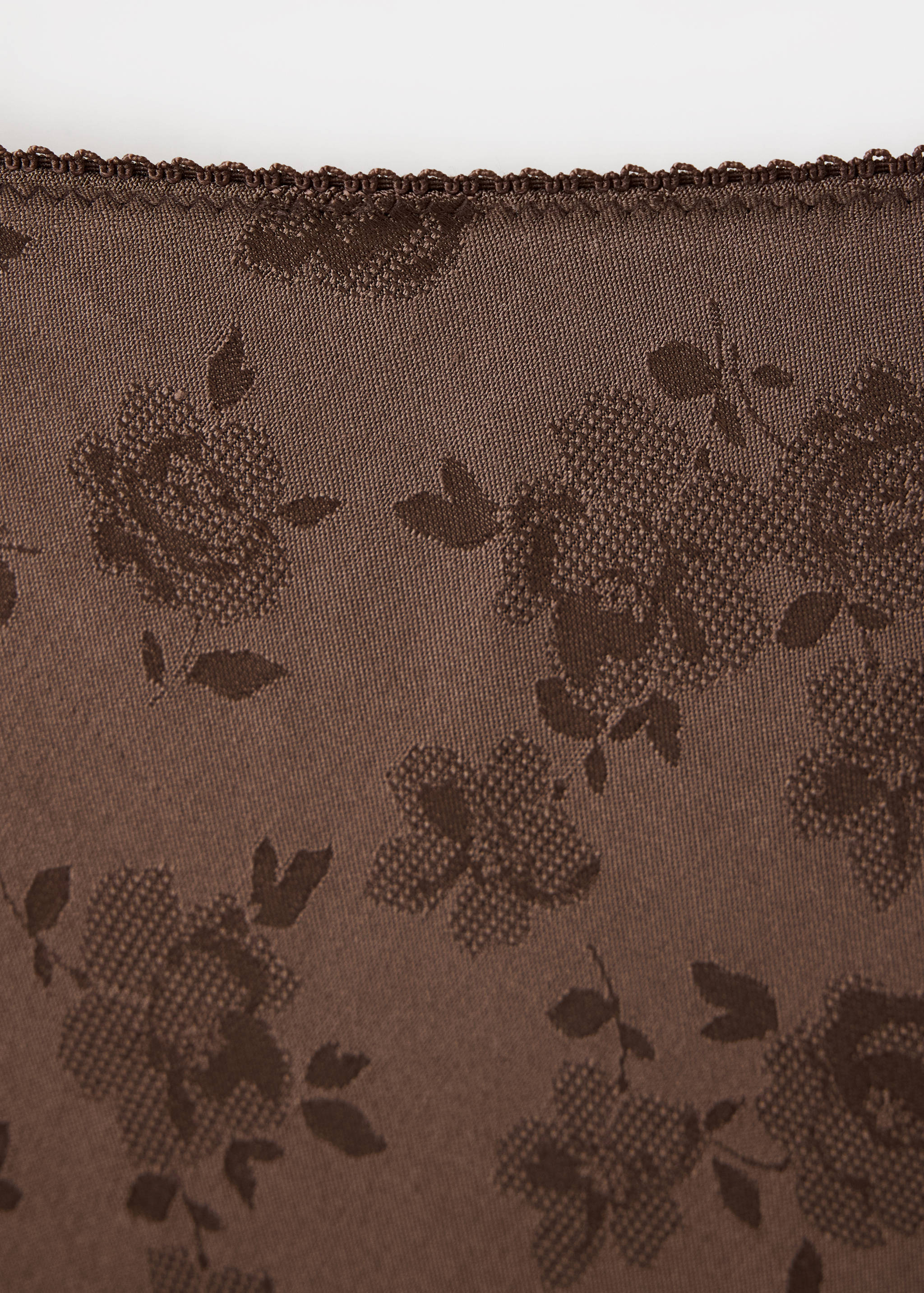 A-line devoré skirt - Details of the article 0