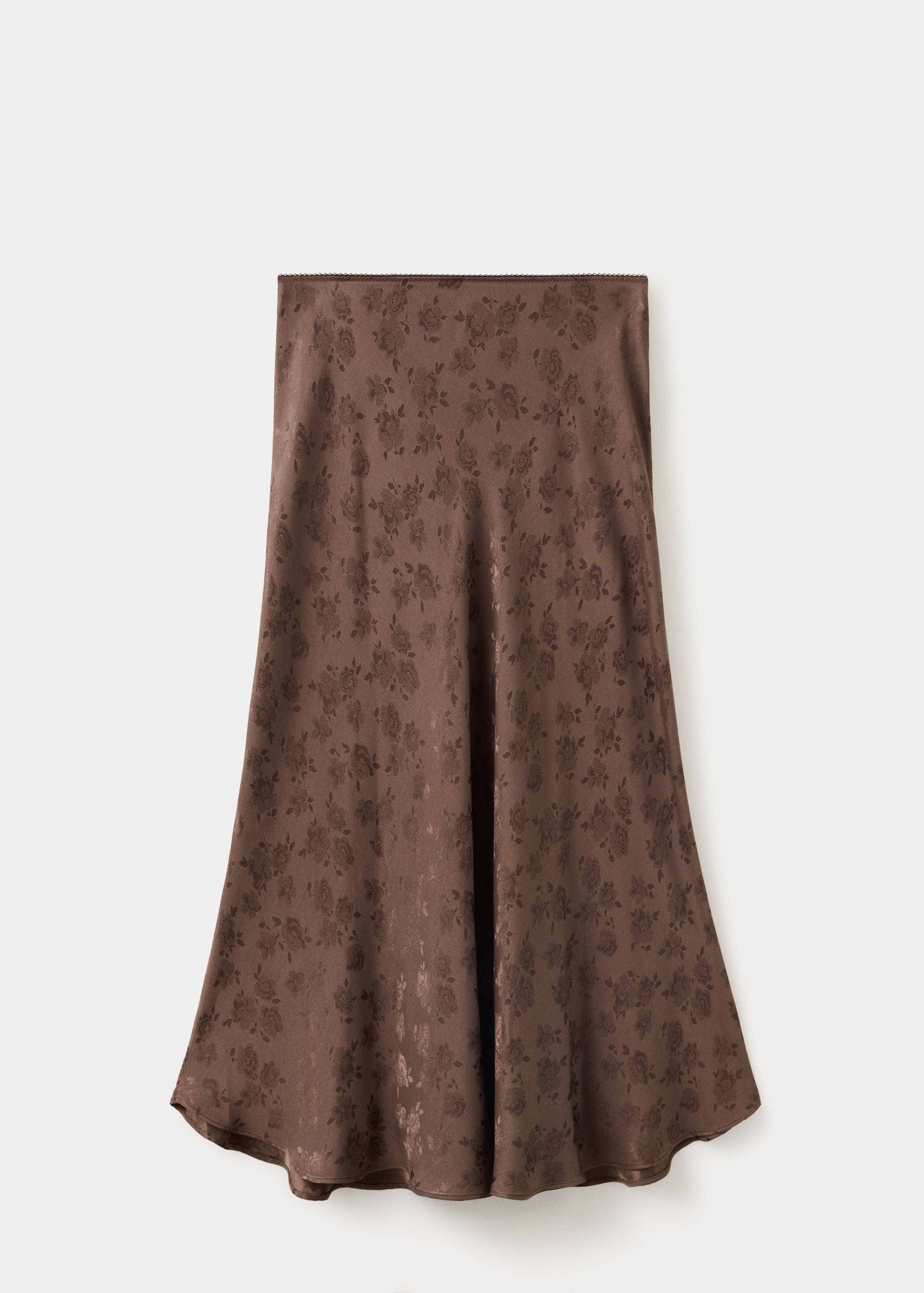 A-line devoré skirt - Article without model