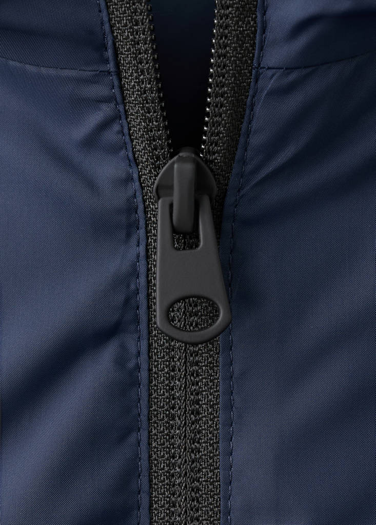 Hood puffer coat — Dark Navy
