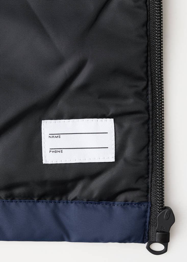Hood puffer coat — Dark Navy