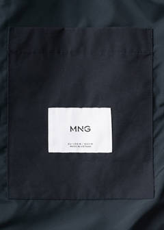 Water-repellent hooded parka — Night Blue 8