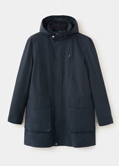 Water-repellent hooded parka — Night Blue 6