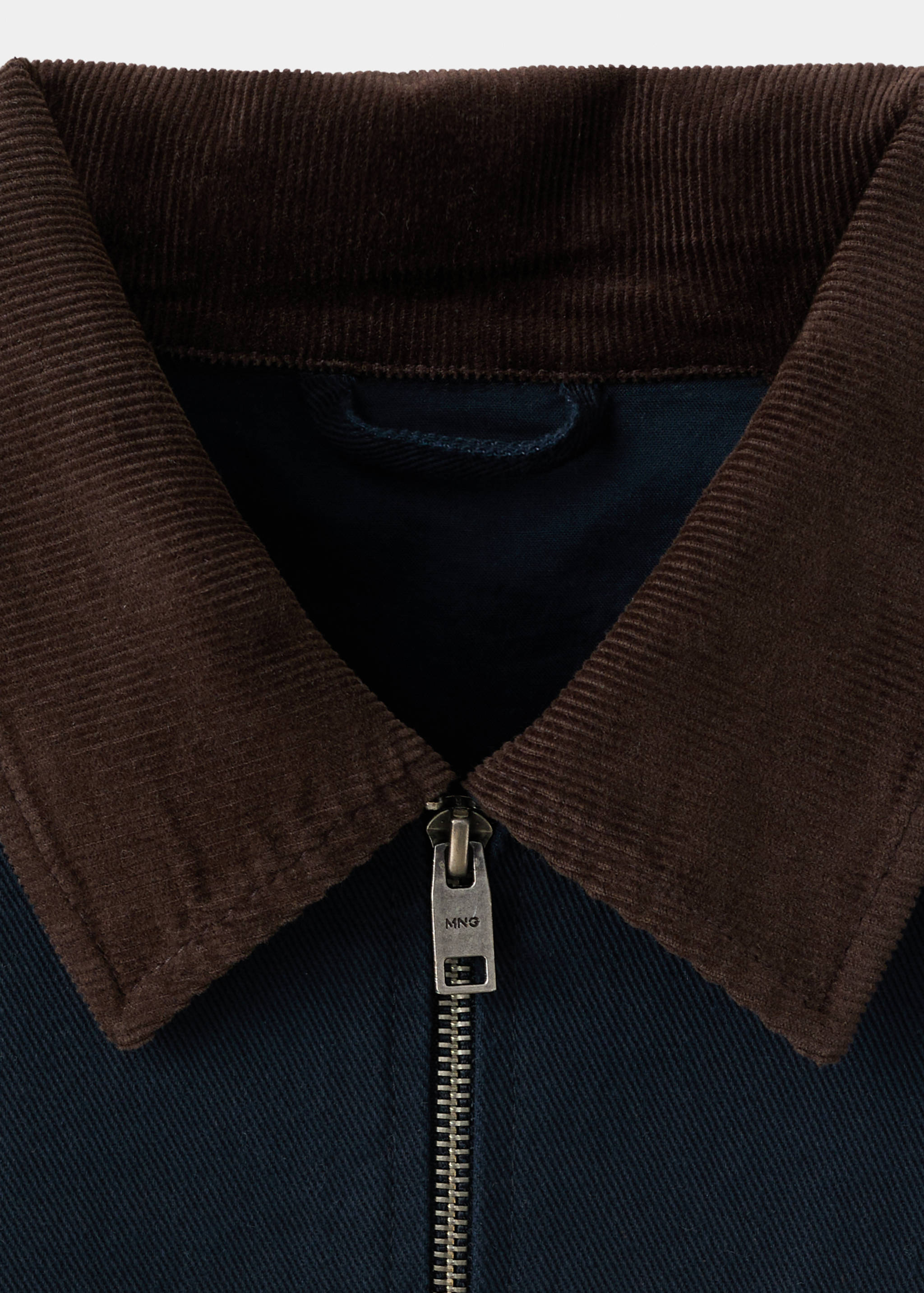 Corduroy collar denim jacket - Details of the article 8