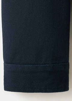 Corduroy collar denim jacket — Navy 8