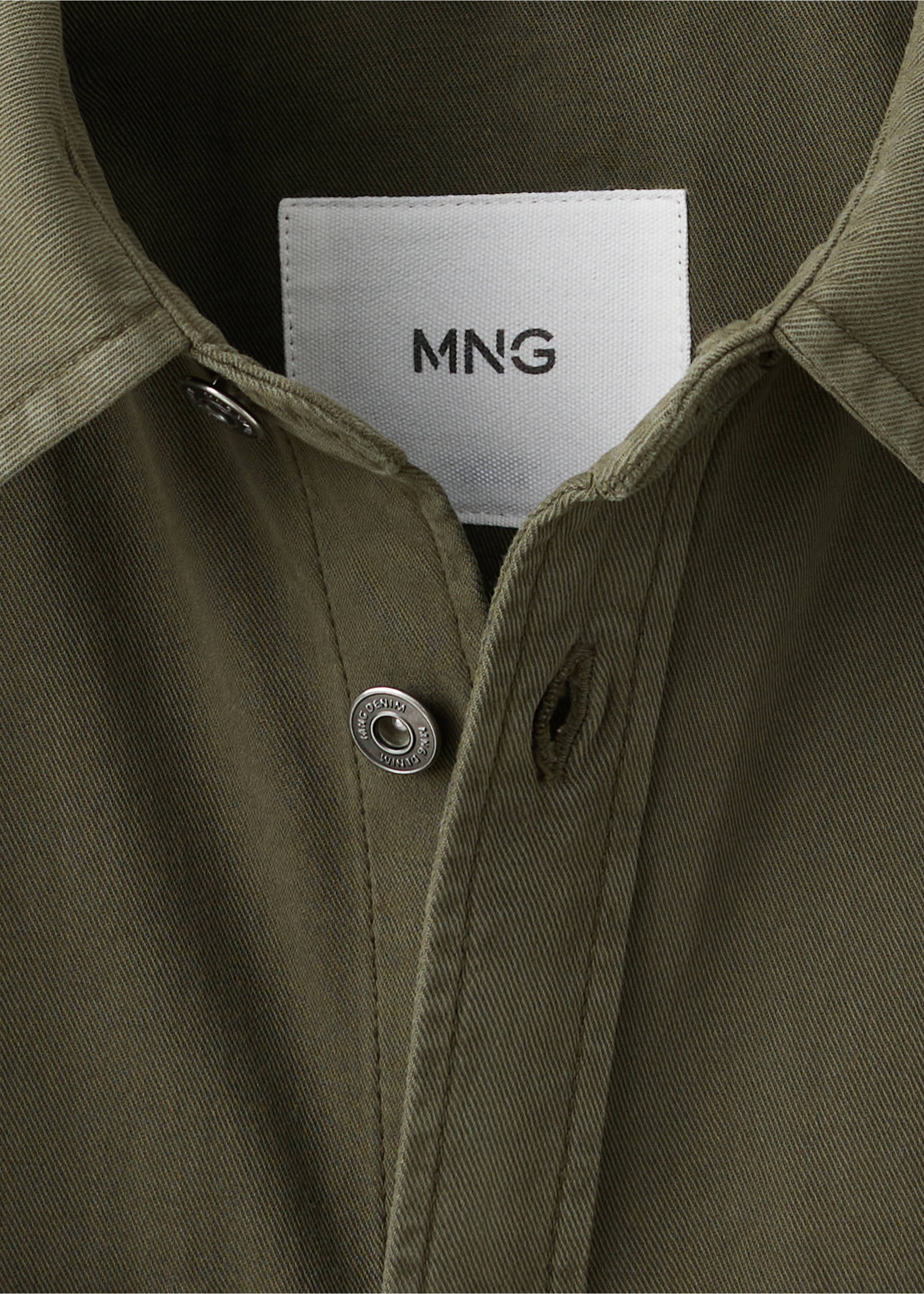 Sobrecamisa jazz - Detalle del artículo 8, Khaki. Ref: 37084404-00.