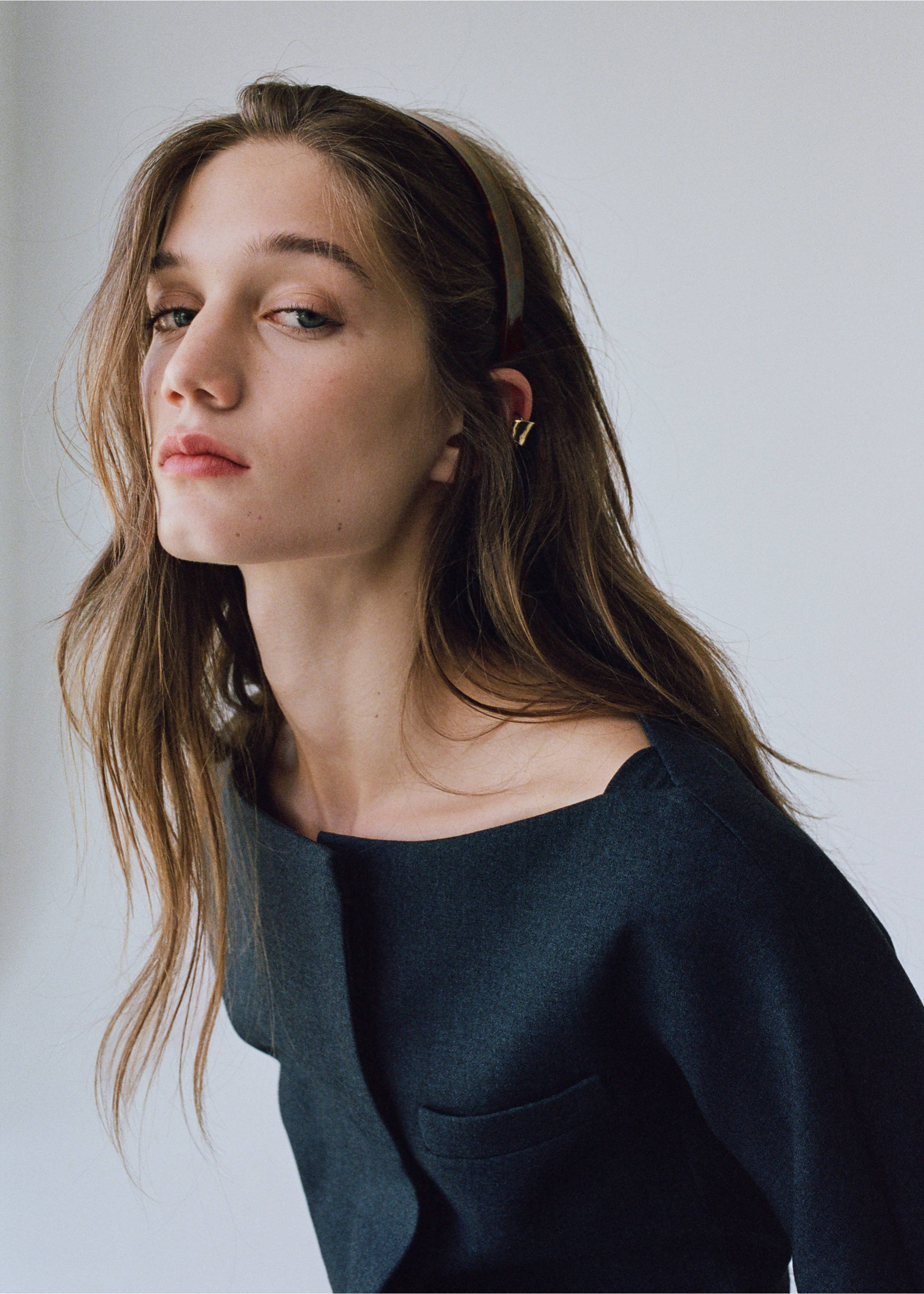 Tortoiseshell-effect headband - Details of the article 9, Brown. Ref: 37084412-00.