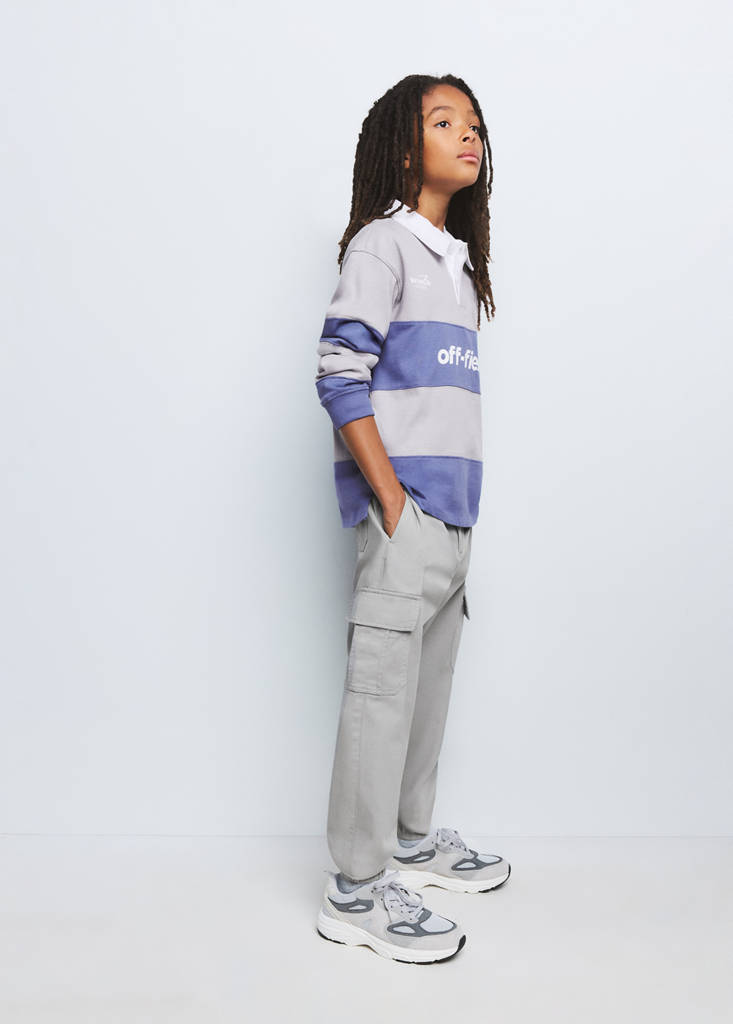 100% cotton cargo pants - thumbnail 2