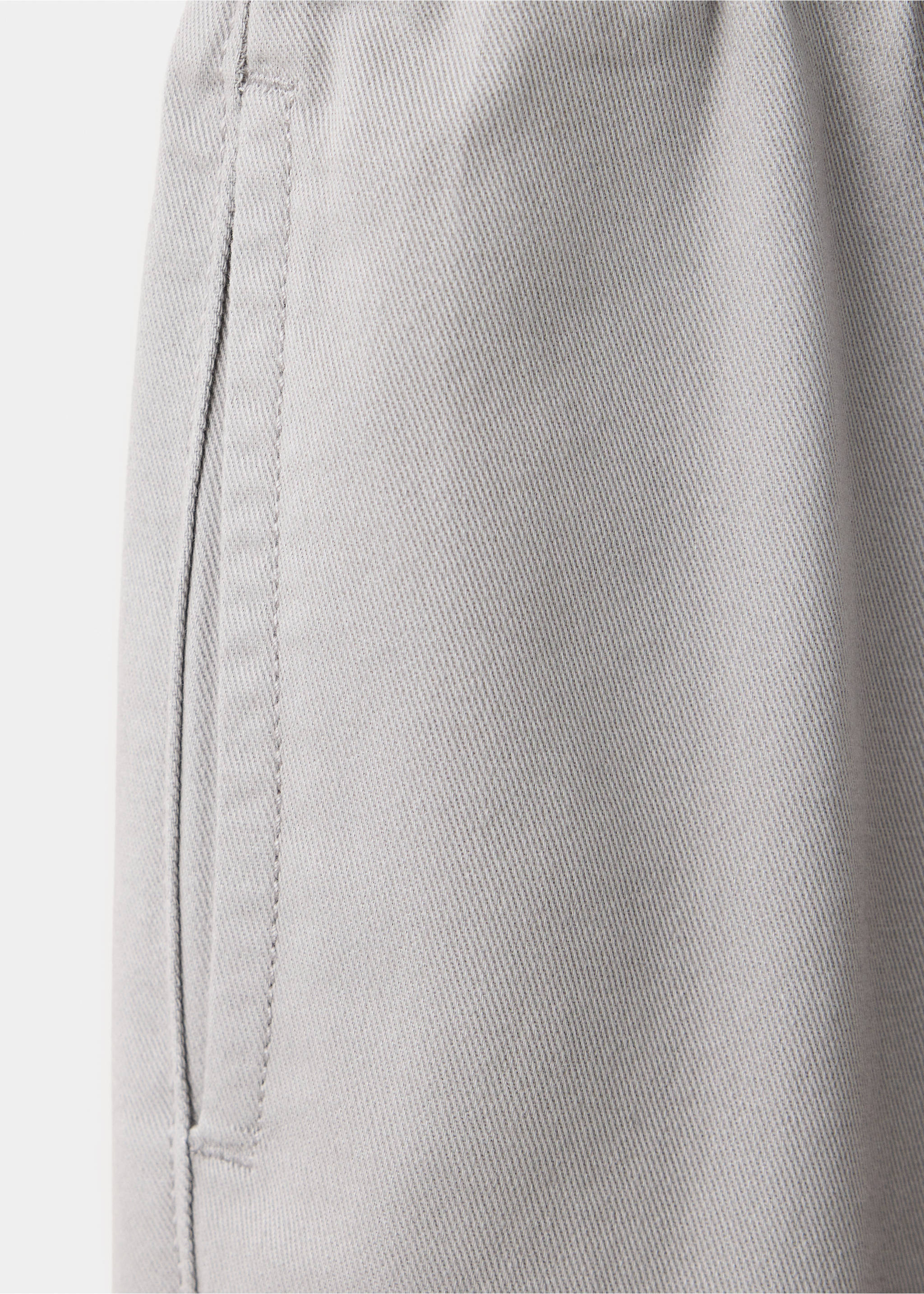 Pantalon cargo 100 % coton - Détail de l'article 0, Gris. Ref: 37084416-00.