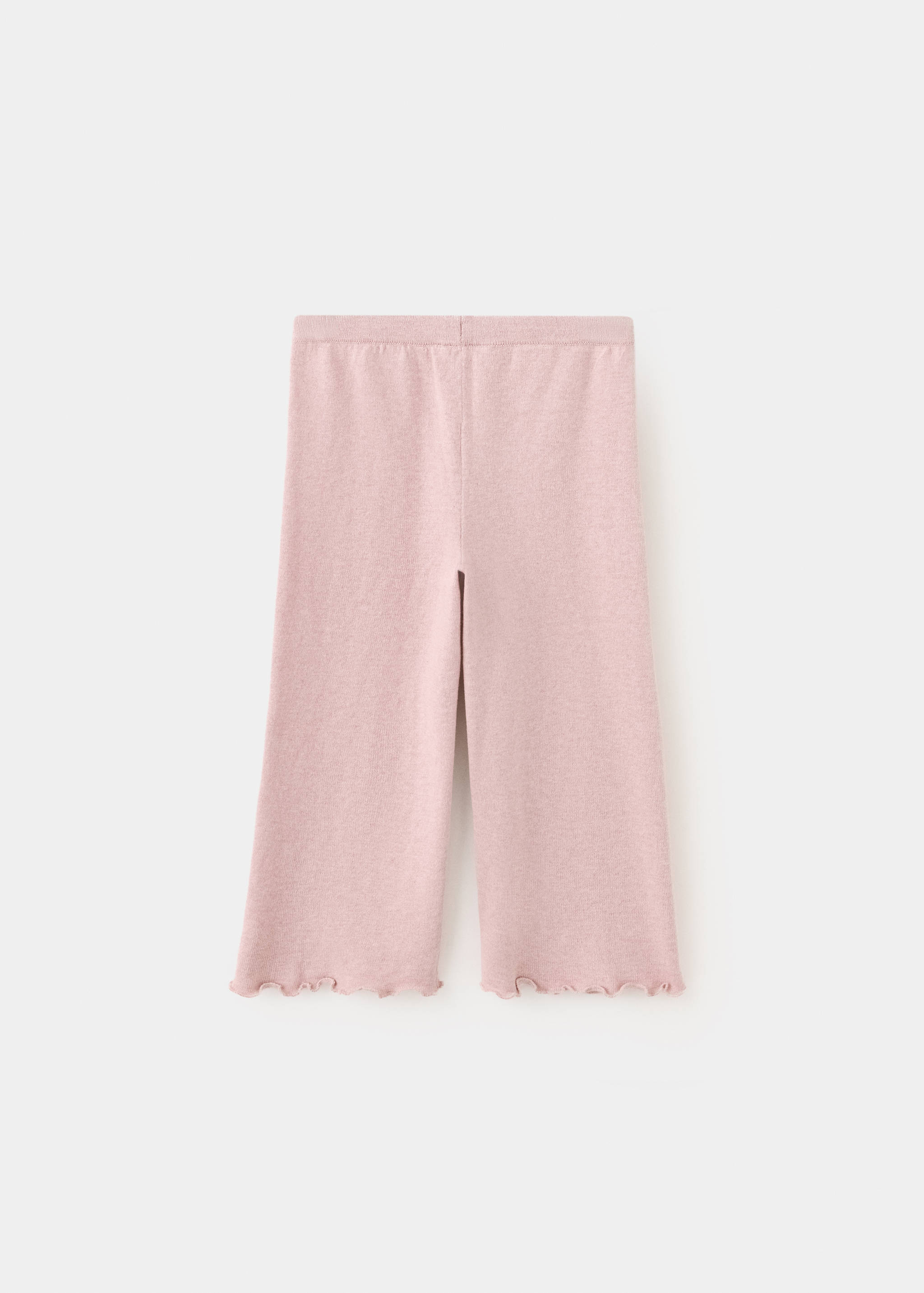 Fine-knit straight-fit trousers - Reverse of the article